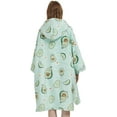 thumbnail image 2 of Krifey Oversized Sherpa Hooded Cozy Sweatshirt with Giant Pocket, Big Girls, 2 of 6