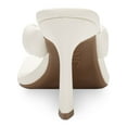 thumbnail image 2 of INC Womens White Puffed Straps Flexible Sole Padded Sagee Square Toe Stiletto Slip On Dress Thong Sandals Shoes 9 M, 2 of 4