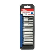 Hyper Tough 11-Piece 1/4-in mm, Deep Drive Socket Set