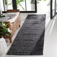 thumbnail image 3 of SAFAVIEH Marbella Matilda Diamond Runner Rug, Charcoal, 2'3" x 9', 3 of 10
