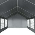 thumbnail image 3 of vidaXL Party Tent PE 6x12 m Grey, 3 of 5