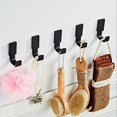thumbnail image 5 of Towel Hook Home Bathrobe Hooks Brass Bathroom Robe Hooks, Matte Black, 5 of 5