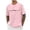 Pink, variant on Krdevn Men's Oversized T Shirt Summer T Shirt Crew Neck Short Sleeve T Shirt with City Print Basic Shirts Men Loose Casual Shirts Sports Shirts,S