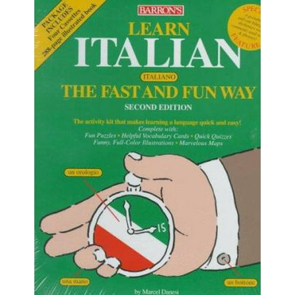 Pre-Owned Learn Italian (Italiano) the Fast and Fun Way/With Barron's Italian-English English-Italian Dictionary (Paperback) 0764102109 9780764102103