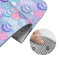 thumbnail image 5 of Yiaed Watercolor Sea Shells 1 Print Bathroom Mat Set 2 Pieces Mat Anti-Skid Pad Ultra Soft and Absorbent Bathroom Bath Mat Contour Bath Rugs for Toilet Base, 5 of 6