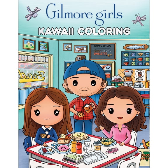 Gilmore Girls Kawaii Coloring, 144 pages (Paperback)