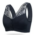 thumbnail image 1 of Comfortable Large-Sized Casual Wireless Bra for Everyday Wear with Lightweight Structure and Back Shine Non-Steel Ring Easy Wrap Support, 1 of 3