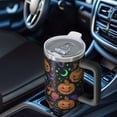 thumbnail image 6 of Colorful Halloween Pattern Tumbler with Handle and Lid,40oz Double Wall Vacuum Insulated Tumbler,Cups Gift for Women and Men, 6 of 7