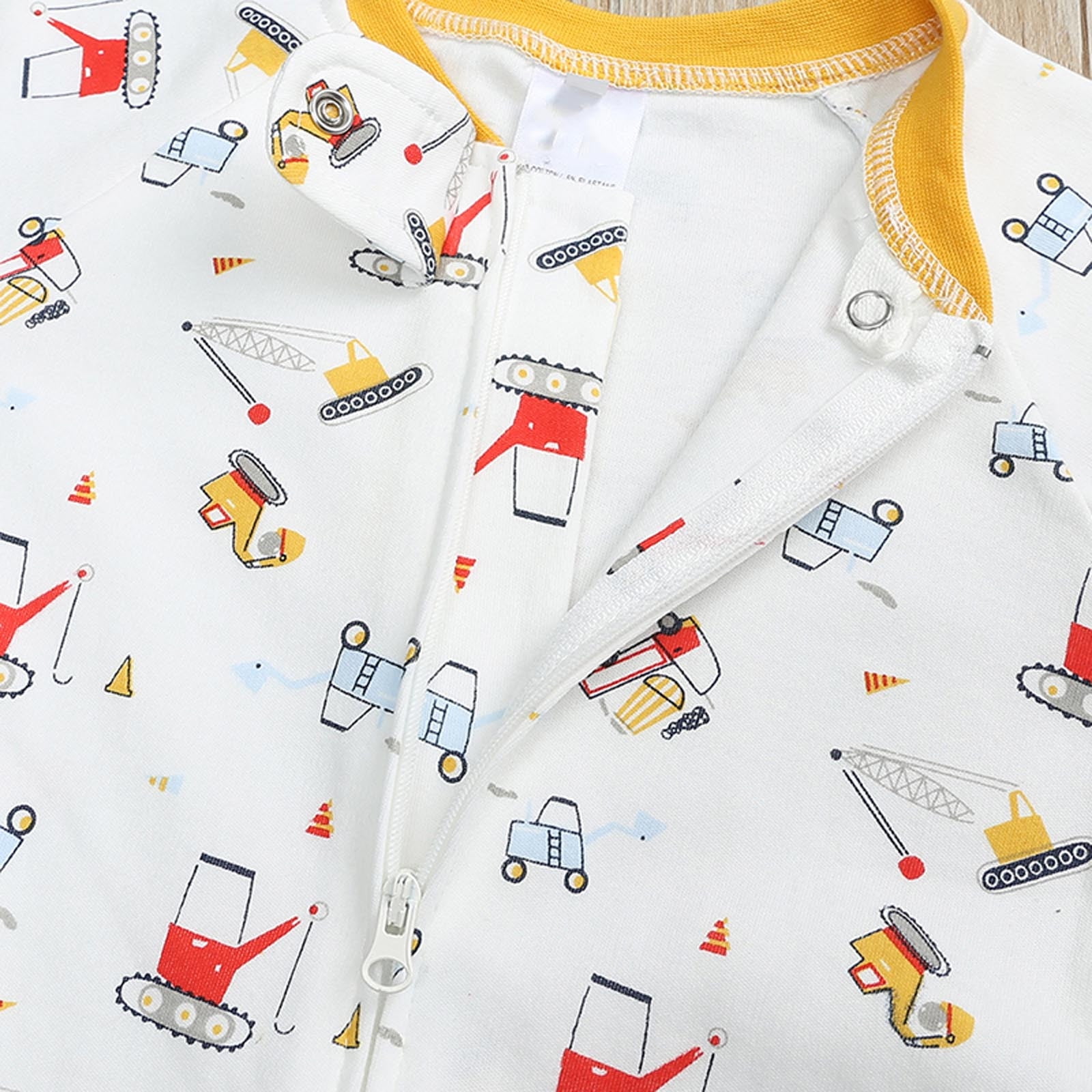 Riecok Girl Baby Clothes Cute and Comfortable Baby Footie for Daily Wear and Photos White -9 Months