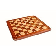 StonKraft 15" X 15" Collectible Rosewood Wooden Chess Game Board Without Pieces Appropriate Wooden and Brass Chess Pieces Chess