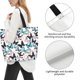 thumbnail image 3 of Fotbe Butterfly Bolsa Tote Estética de Lona con Estampado para Mujer - Bolsa Reutilizable de Hombro Casual para Vacaciones, Compras, Trabajo y Gimnasio, 3 of 8