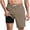 Khaki, variant on Swim Trunks Men Elastic Waist Drawstring Lined Board Shorts Men's Casual Comfortable Solid Color Beach Shorts with Pockets M