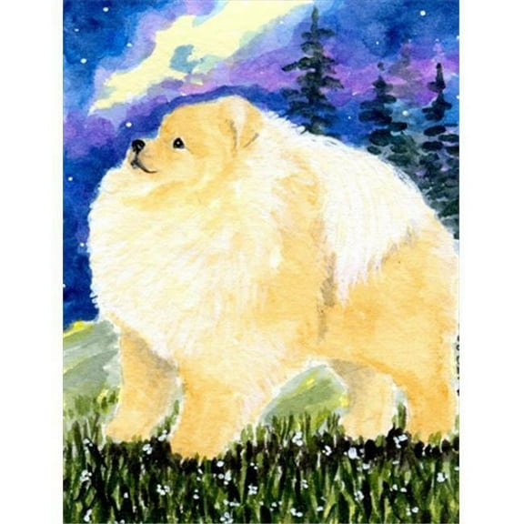 11 x 15 In. Pomeranian Flag, Garden Size