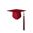 thumbnail image 1 of CSChome Bachelor Cap Unisex Graduation Hat - Tassel Pendant Solid Color Classic Flat Top, 1 of 7