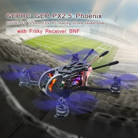 GEPRC GEP-PX2.5 Phoenix 600TVL Camera 125mm FPV RC Racing Drone Quadcopter w/ Frsky Receiver