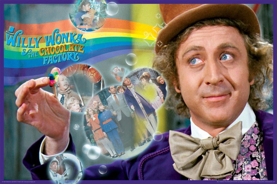 2 Bags Of Willy Wonka Chocolate Factory Movie Promo Marbles 