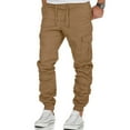 thumbnail image 3 of Baqcunre Fashion Men's Sport Pure Color Bandage Casual Loose Sweatpants Drawstring Pant,XL,Mens Sweatpants,Men'S Pants,Joggers For Men,Mens Clothes,Mens Fashion,Khaki, 3 of 9