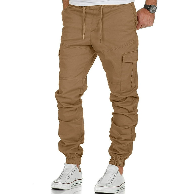 kpoplk Jogger Sweatpants Men,Pants for Men Relaxed Fit Pocket