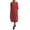 KB103 Red, variant on Likimi Womens Summer Dresses Solid Color Crew Neck Short Sleeve Casual Comfortable Long Dress Black Size L