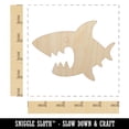 thumbnail image 2 of Cute Shark icon Wood Shape Unfinished Piece Cutout Craft DIY Projects - 4.70 Inch Size - 1/4 Inch Thick, 2 of 7