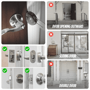 Blocklock Portable Door Locks for Hotels, Travelers Security, Tough & Durable, Apartment and Home Door Security, Travel Essentials by Guard Dog Security