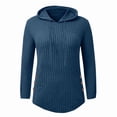 thumbnail image 1 of Womens Hoodies Oversized Sweatshirts Long Sleeve Shirts Sweaters Fall Pullovers Tops Blue S, 1 of 6