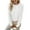 White, variant on Wutalume Women's Casual Fashion Long Sleeve Solid Color Asymmetrical Button Down Knit Sweater Top, Unique Hem Design, Modern Pullover for Stylish Looks,Black L