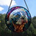 thumbnail image 2 of Staffordshire Bull Terrier Dog Ornament Christmas 2025 - Staffordshire Bull Terrier Dog Stained Glass SunCatcher for Window Christmas Tree, Dog Decor, Holiday, Xmas Gift, 2 of 4