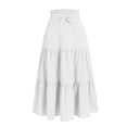 thumbnail image 2 of Women's Summer Casual A-Line Maxi Skirt with Elastic Waistband, 2 of 6