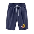 thumbnail image 2 of pstuiky Women's Shorts, Women Summer Drawstring Shorts Independence Day Shorts American Flag Print Shorts with Pocket Leisure Sales Today Clearance Navy S, 2 of 6