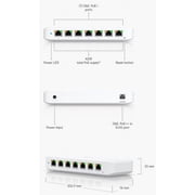 8 Ports, Manageable, Gigabit Ethernet, 1000Base-T, 2 Layer Supported, 9 W Power Consumption, 42 W PoE Budget, Twisted Pair, PoE Ports, Wall Mountable