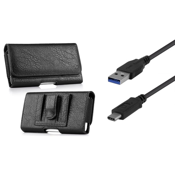 Download Luxmo Pu Leather Wallet Card Slot Coin Holder Holster Carry Case Black For Google Pixel 3a