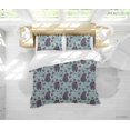 thumbnail image 3 of 3D Hand Drawn Animal Bear Floral Leaf Quilt Cover Set Bedding Set Duvet Cover, 3 of 3