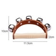 thumbnail image 4 of Handbell Hand Bells with 5pcs Jingle Bells Wood Handle Musical Instrument Toy for Music Class, 4 of 6