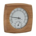 thumbnail image 2 of NIKOU Indoor Thermo-Hygrometer, 2 In 1 Wooden Steam Room Sauna Room Hygrometer Thermometer for Monitor Temperature and Humidity, 2 of 7