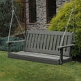 thumbnail image 2 of Highwood 5ft Lehigh Porch Swing - Outdoor, Eco-friendly, Synthetic Wood, 2 of 4