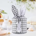 thumbnail image 1 of Cesta de cubo de conejos de Pascua – Cesta de huevos de Pascua para almacenamiento en festivales, cesta de tela reutilizable para conejos, caja con asa mona para huevos, juguetes, golosinas, 1, 1 of 8