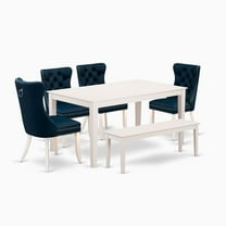 East West Furniture 6 Piece Kitchen Table & Chairs Set