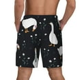 thumbnail image 4 of Daiia Fashionable Goose Mens Swim Trunks Swim Shorts Quick Dry Swim Shorts with Mesh Lining Pockets-XX-Large, 4 of 9