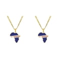 thumbnail image 4 of Baohd Collier Léger et Confortable avec Pendentif Carte d'Afrique Minimaliste Cape Verde 2ensemble, 4 of 6
