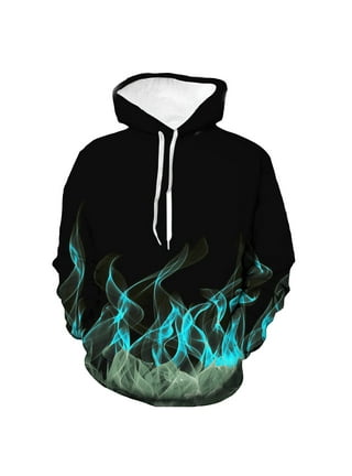 Guys 3d milk print hooded sweatshirt top