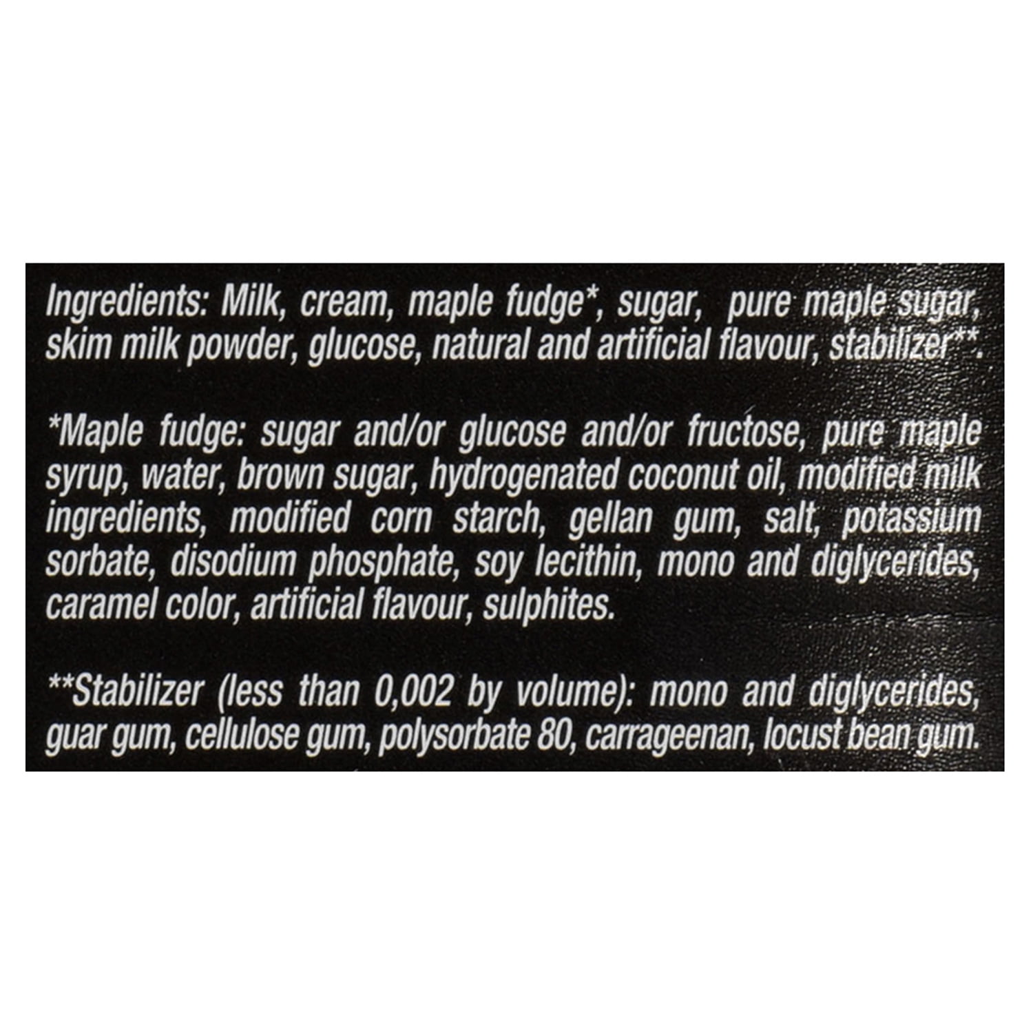 Maple Taffy Coaticook La Gourmande Ice Cream Peanut-Free, Gluten Free, Coatck Maple taffy