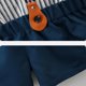 thumbnail image 5 of Odeerbi Chicos 4 Piezas Caballero Traje Formal Preppy Vestido de Manga Corta Camisa de Vestido + Traje Pantalones Cortos + Colgantes + Corbata Colegial Conjunto de Uniforme, 5 of 9