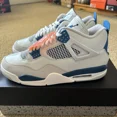 thumbnail image 5 of Ni - ke Size 11 - Jordan 4 Retro Military Blue 2012, 5 of 5