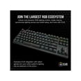 thumbnail image 6 of Open Box Corsair K60 PRO TKL Wired Optical-Mechanical OPX Linear Switch Gaming Keyboard with 8000Hz Polling Rate - Black, 6 of 20
