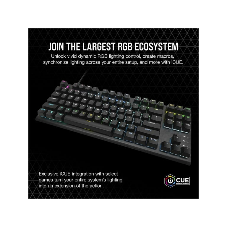 Corsair K60 PRO TKL Wired Optical-Mechanical OPX Linear Switch