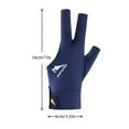 thumbnail image 4 of Billiards Gloves: Three-Finger Open Design, Elastic Breathable Polyester, Anti-Slip for Pool Players, 4 of 7