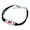 Black, variant on Republican Elephant GOP Conservative America Political Party Novelty Suede Leather Metal Bracelet