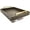 Mocha, variant on Decorative Coffee Table Tray - Ottoman Tray - Breakfast, Drinks, Liquor Serving Platter - from Farmhouse to Modern - Matte Finish - Champagne Gold Handles - Twilight-Blue