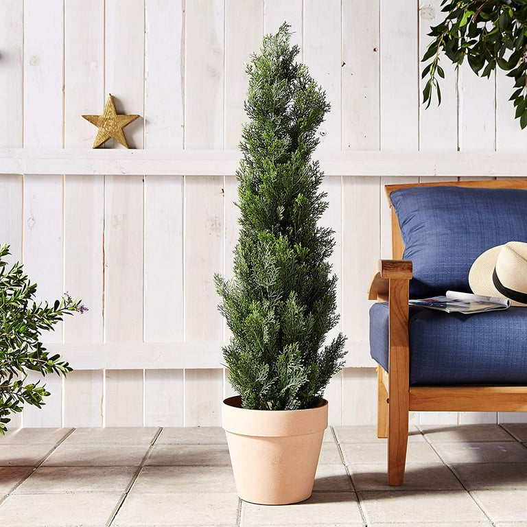 Nearly Natural 5' Mini Cedar Pine Tree (Indoor/Outdoor)